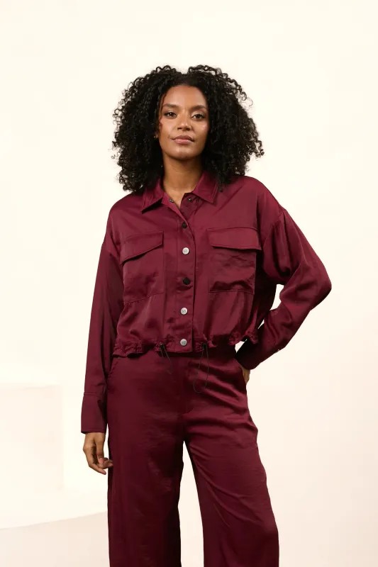 Astrid Blouse | QK01.1 | Burgundy Astrid Blouse | QK01.1 | Burgundy