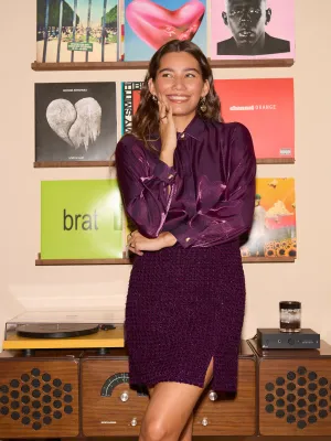 Lindsey Blouse | Aubergine | WS2543