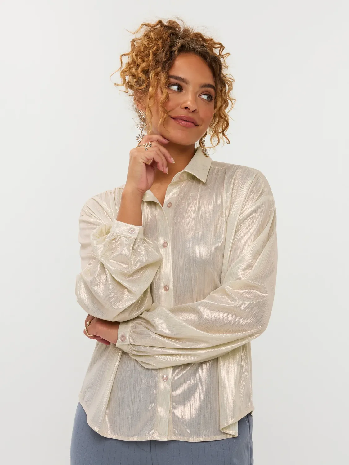 Narissa Blouse | WS2544 | Champagne