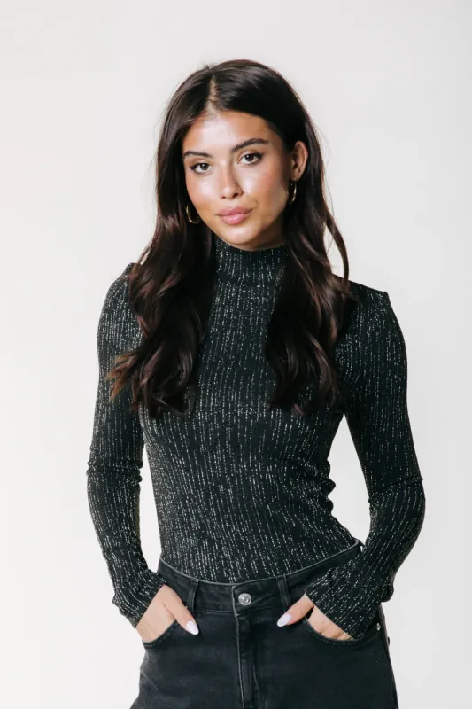 Jewel Lurex Structure Top | WT217231