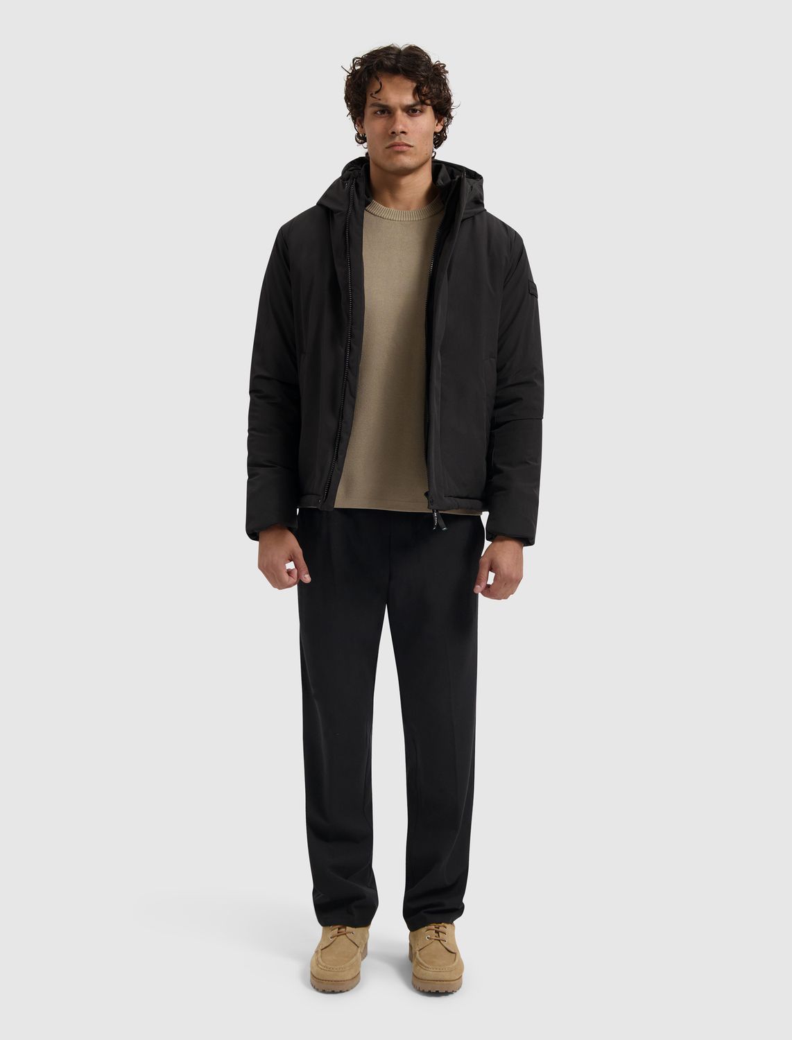 25030409 | Active Flex Short Parka Jacket | Black