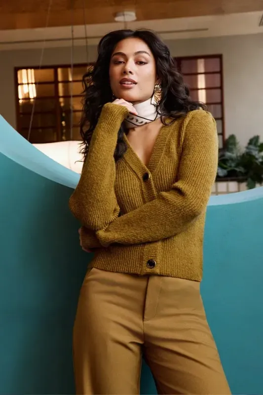 Lily Cardigan | QI201KW | Green