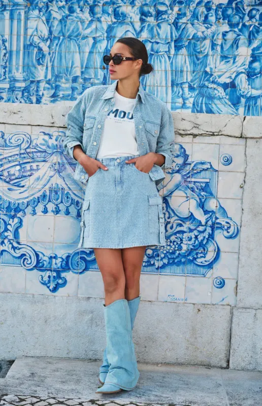 SP25.12000 | Jacket  Jeans Damaged