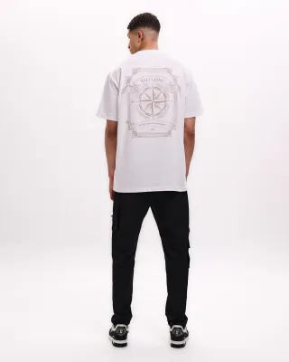 Compass T-Shirt | MM1-SS25-29 | White