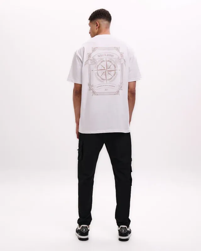 Compass T-Shirt | MM1-SS25-29 | White