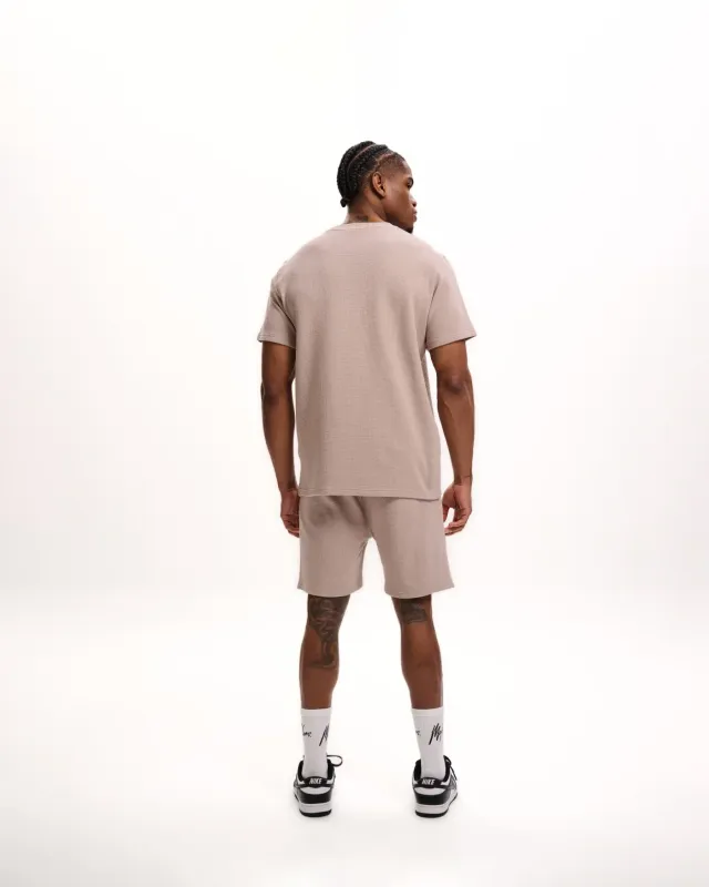 Signature Waffle Short | MM2-SS25-34 | Taupe Signature Waffle Short | MM2-SS25-34 | Taupe