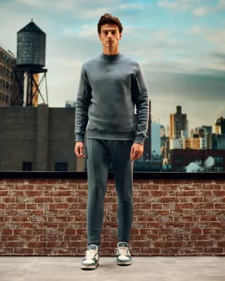 Turtle Patch Sweater | MM2-AW24-13 | Blue Slate Turtle Patch Sweater | MM2-AW24-13 | Blue Slate