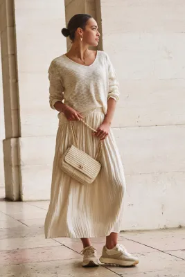 SP25.28015 | Skirt Plisse Changeant