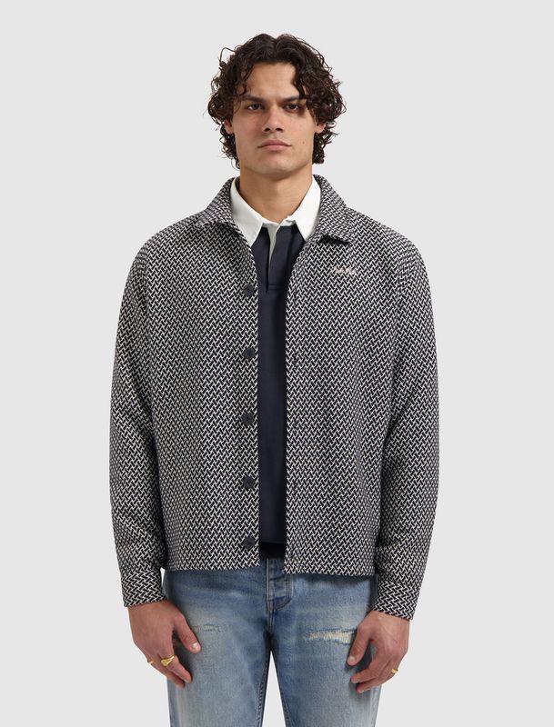 26010201 | Pure Path | Overshirt Two Colored Weave