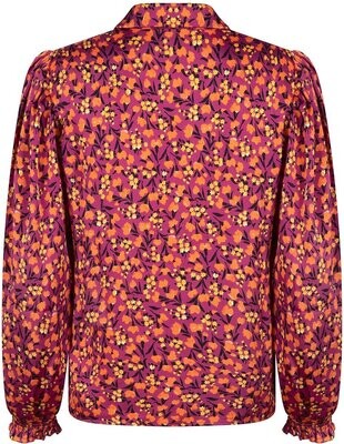 Alyssa Blouse Purple Flower