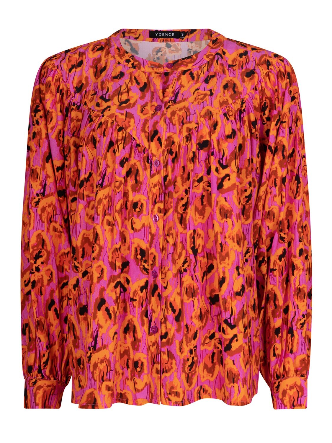 Rian Blouse Purple Flower