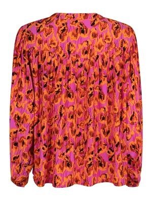 Rian Blouse Purple Flower