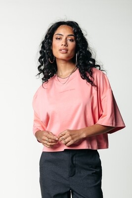 Uni Logo Cropped Oversized Tee Uni Logo Cropped Oversized Tee