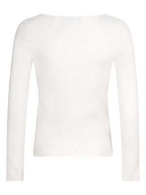 Chiara Knitted Top | Offwhite