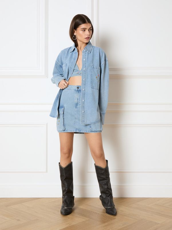 Jisel Denim Skirt | R2403271350