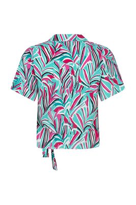 Julieta Blouse | Palm Leaves Print | PD04