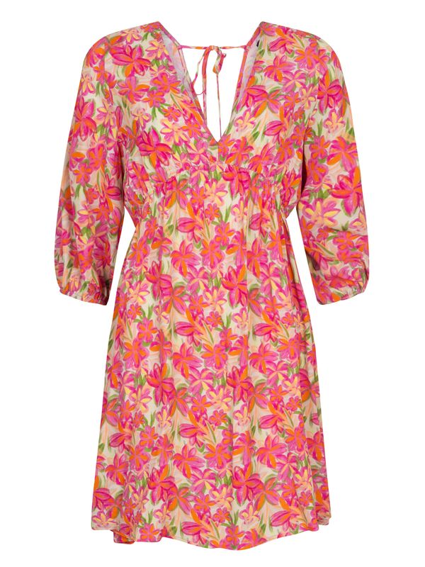 Kyra Dress | Fuchsia Flower
