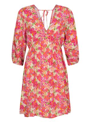 Kyra Dress | Fuchsia Flower