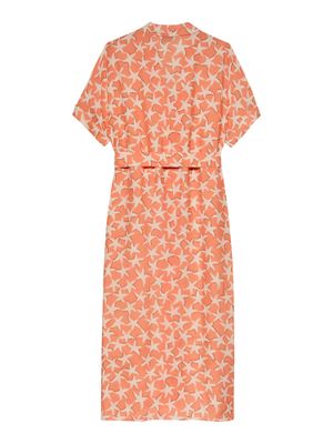 Resort Collar Blouse Dress | Papaya