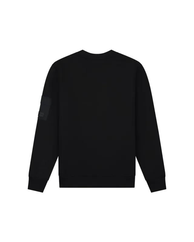 Nylon Pocket Sweater | MM1-AW24-31 | Zwart