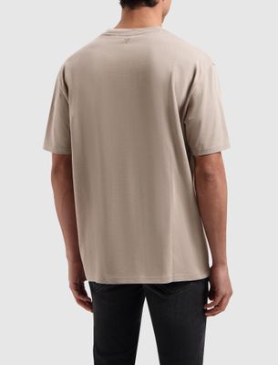 Essential Initial T-Shirt | Taupe | 10113