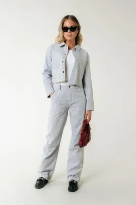 Kensi Striped Worker Pants | WP116823