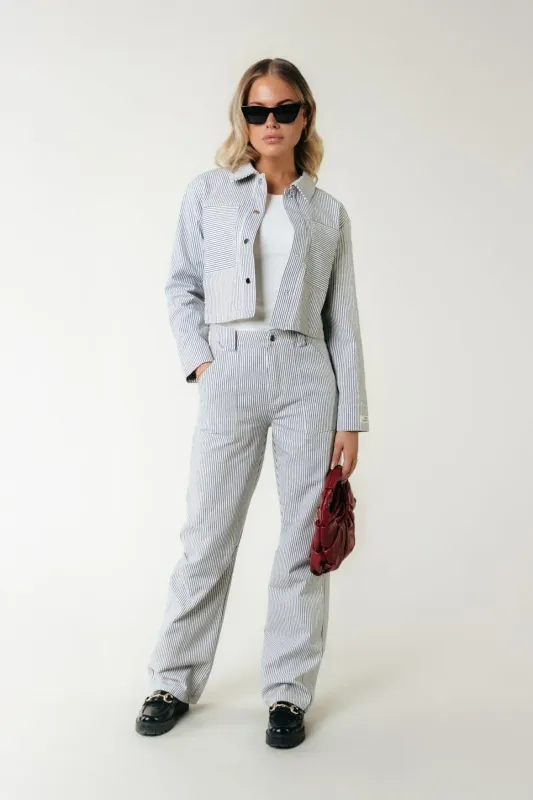 Kensi Striped Worker Pants | WP116823