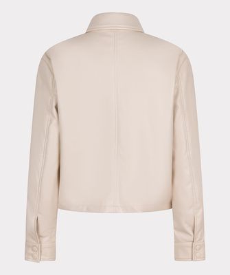SP25.11001 | Jacket Super Soft Vegan Leather | Sand