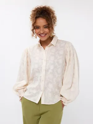 Novia Blouse | Ecru