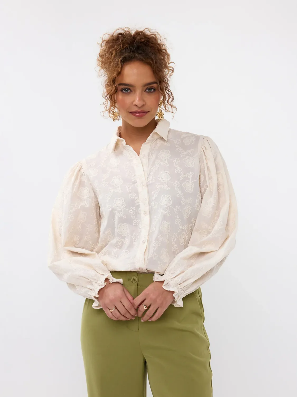 Novia Blouse | Ecru