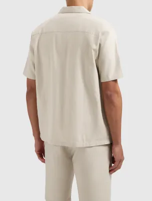 Short Sleeve Twill Shirt | 25010214