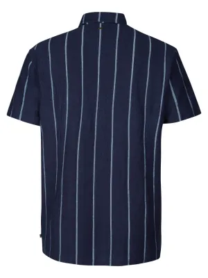 M-1050-SIS428 | Striped Shirt Tealstone