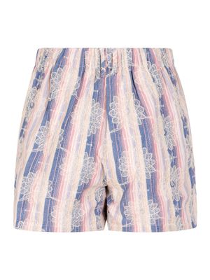 Andrea Short | Denim Blue Pink Stripe | HSS2504
