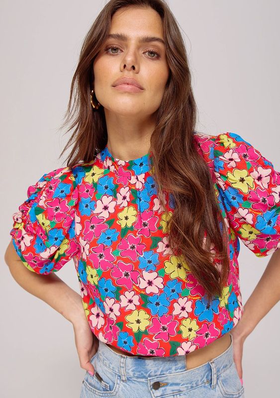 Macey Top | Floral Mix