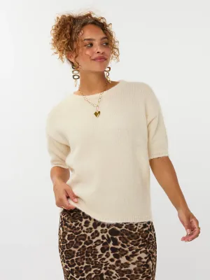 Eddie Knitted Sweater | Ecru