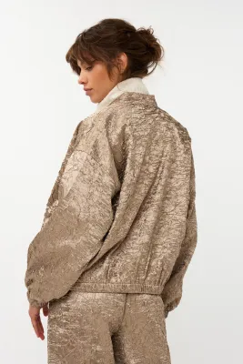 Bomber satin crinkle | W25.10702 | Gold