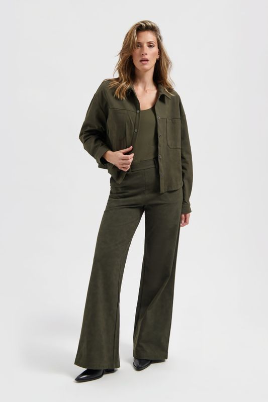 Merci Brushed Jacket | Dark Olive | L30.875.2918
