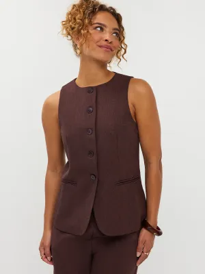 Mellie Gilet | Brown | WS2502