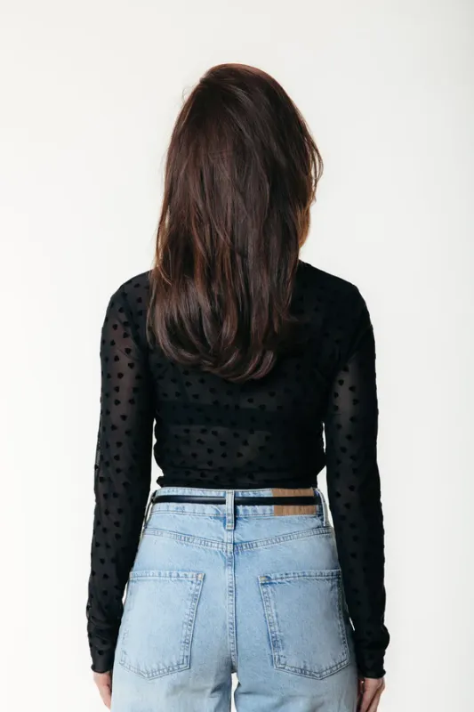 Neyo Hearts Mesh Top | WT217149