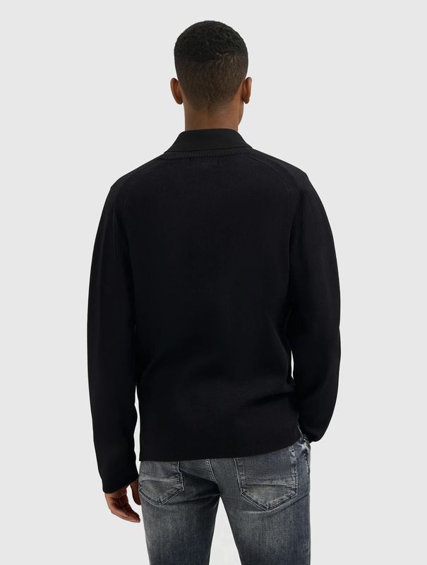 25030811 | Heavy Knit Sweater | Black