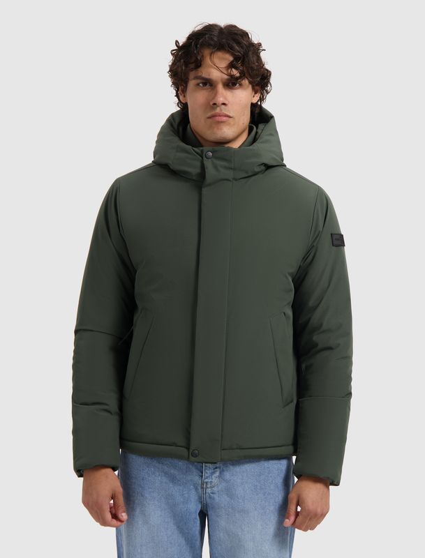 25030409 | Active Flex Short Parka Jacket | Dark Green 25030409 | Active Flex Short Parka Jacket | Dark Green