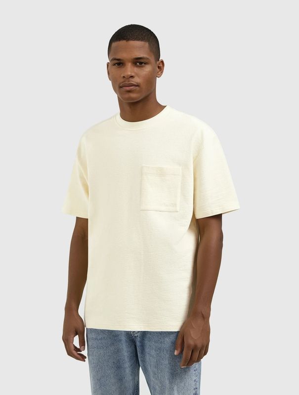 25030118 | Structure Pocket T-Shirt | Ecru