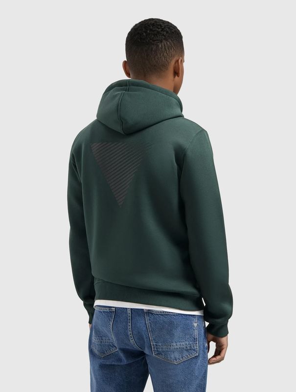 25030301 | Essential Logo Hoodie | Dark Green
