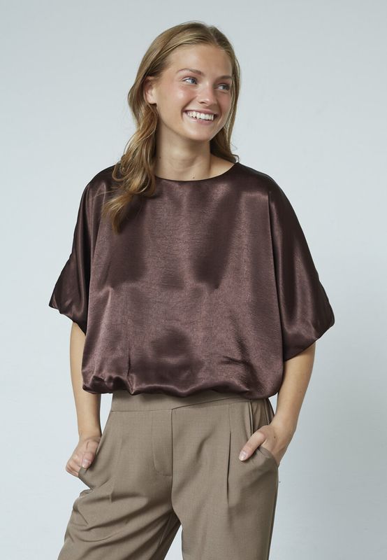 Gufo Top | Brown Gufo Top | Brown