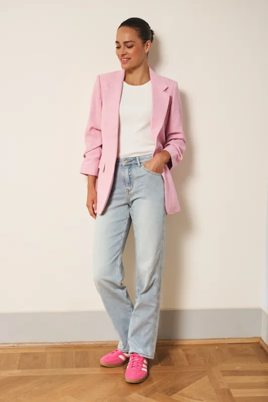 SP26.10045 | Blazer Linnen Look | Rose