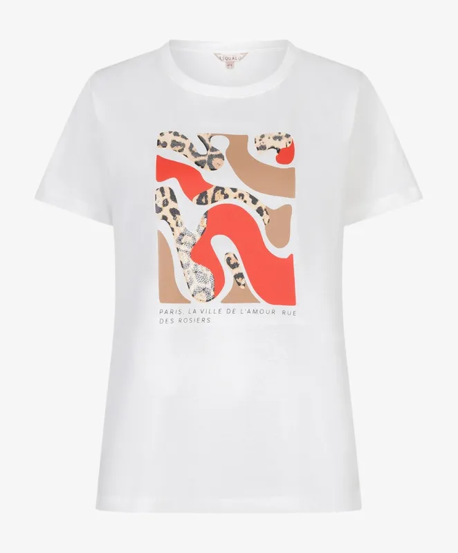 SP26.05014 | T-shirt Paris | Offwhite / Red