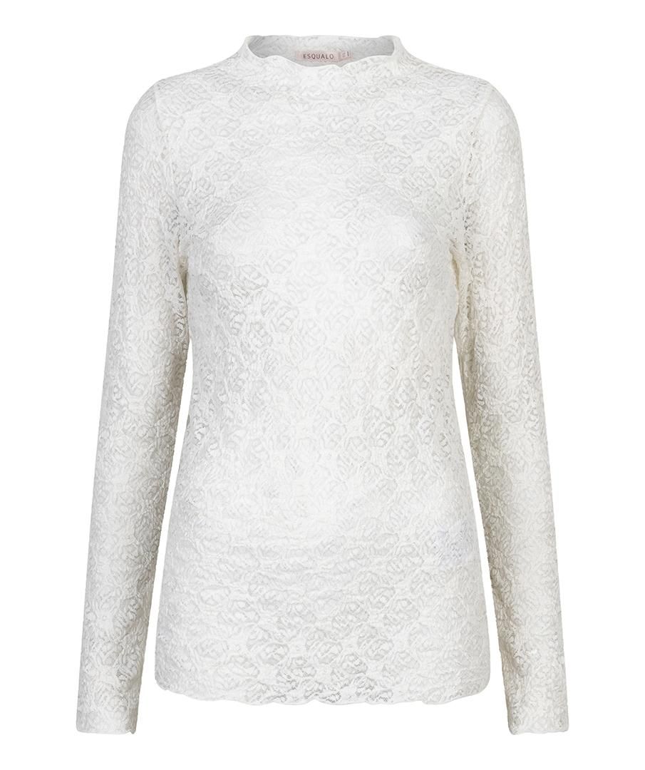 SP26.30004 | Top l/slve lace | Offwhite