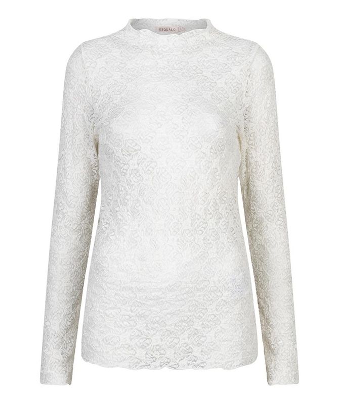SP26.30004 | Top l/slve lace | Offwhite