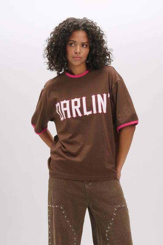 Loui Oversized T-Shirt  | Brown | R2602711923