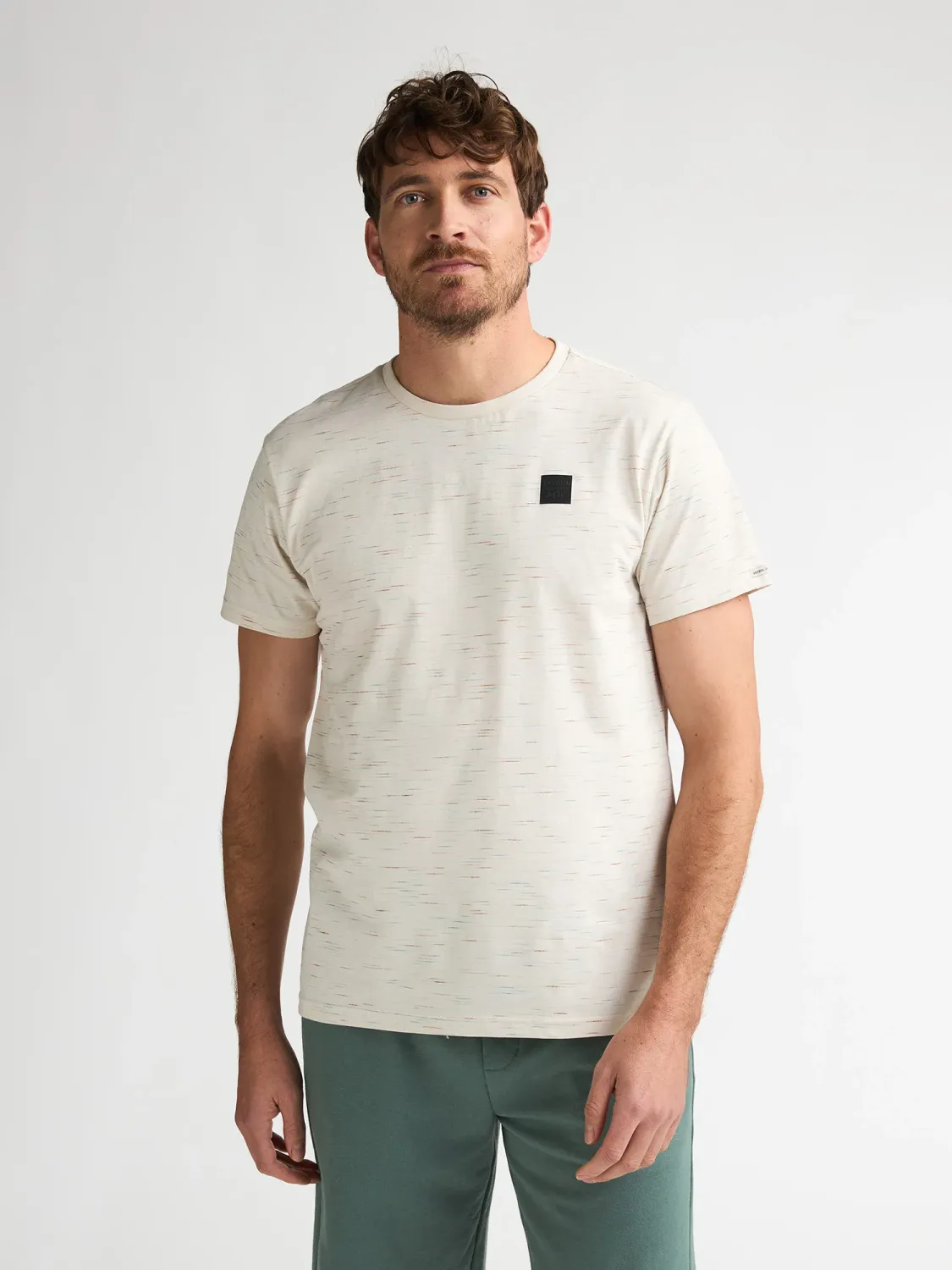 M-1060-TSR641 | Seashell | Logo t-shirt Acero